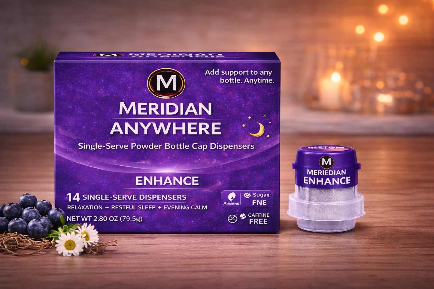 Meridian Anywhere™ – Enhance Bottle Caps (14-Pack)
